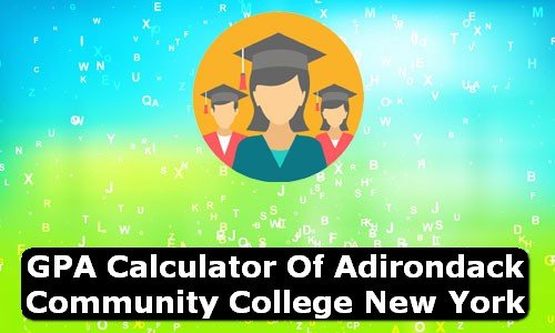 GPA Calculator of adirondack community college USA