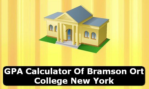GPA Calculator of bramson ort college USA