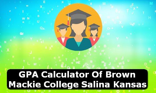 GPA Calculator of brown mackie college salina USA