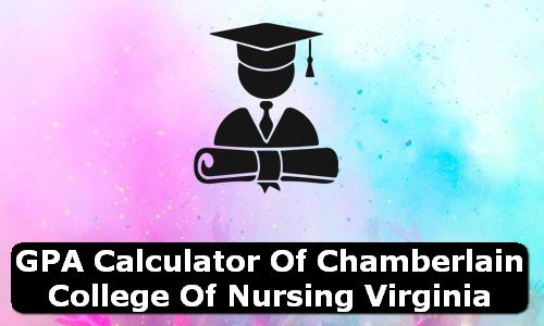 GPA Calculator of chamberlain college of nursing virginia USA