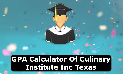 GPA Calculator of culinary institute inc USA