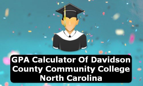 GPA Calculator of davidson county community college USA