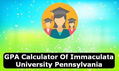 GPA Calculator of immaculata university USA