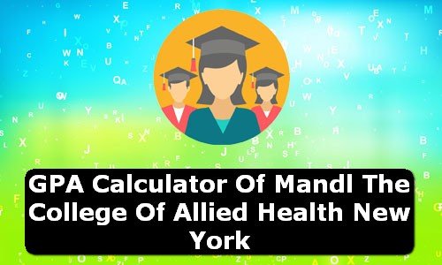 GPA Calculator of mandl the college of allied health USA