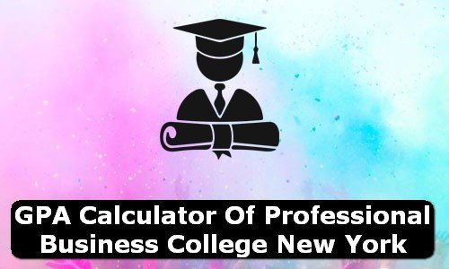 GPA Calculator of professional business college USA