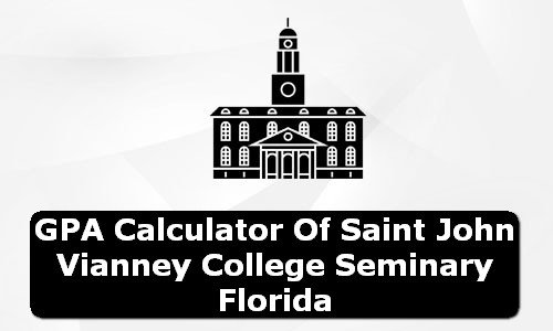 GPA Calculator of saint john vianney college seminary USA