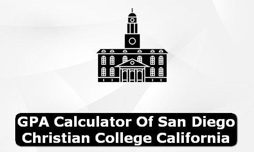 GPA Calculator of san diego christian college USA