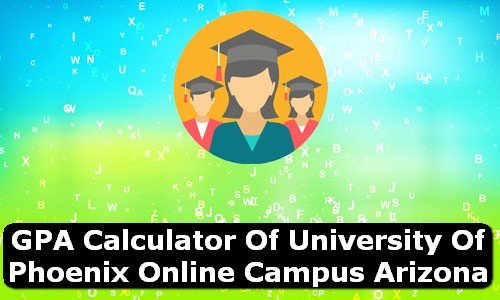 GPA Calculator of university of phoenix online campus USA